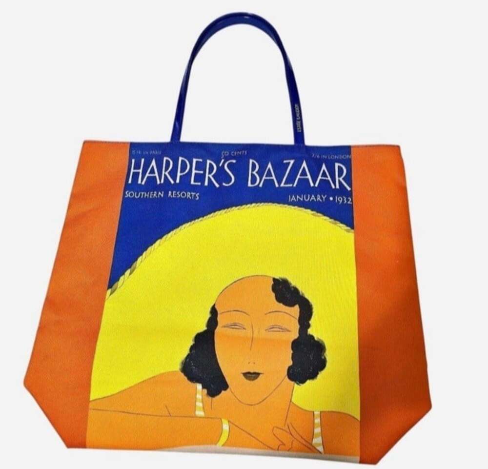 Estee Lauder HARPER'S BAZAAR January 1932 Southern Resorts Shopper Tote Bag